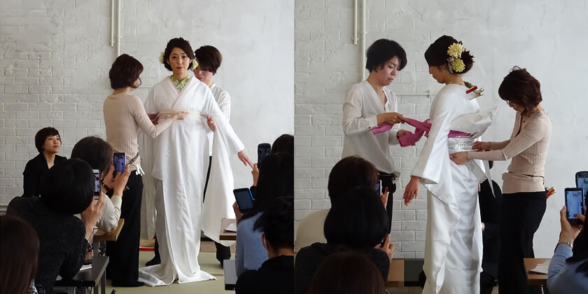 ２０１７年　１月　【出版記念 花嫁着付け特別講習会】