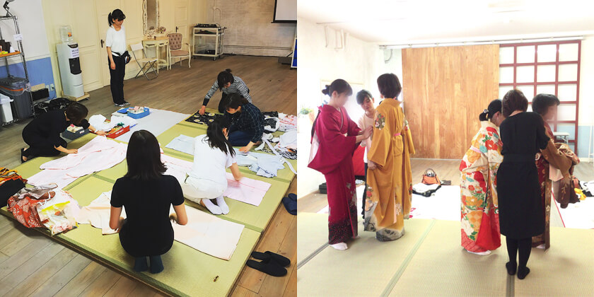 ２０１７年　４月　【杉山幸恵 書籍出版記念 『春講座』｢着付け特別講習会｣】