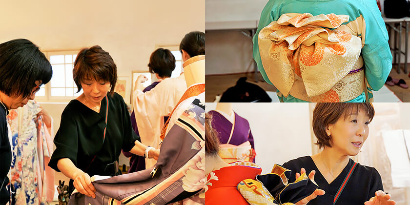 ２０１８年４月　【春の振袖着付け特別講習会】